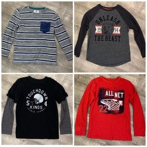 Boys bundle of long sleeve shirts